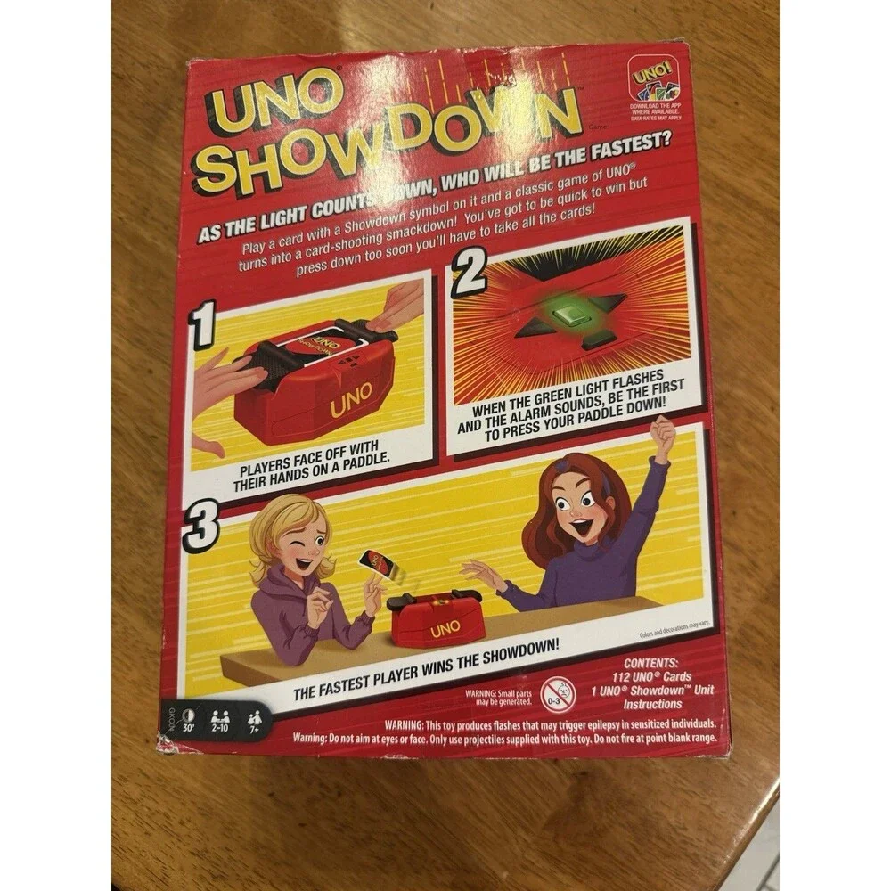 Mattel uno showdown